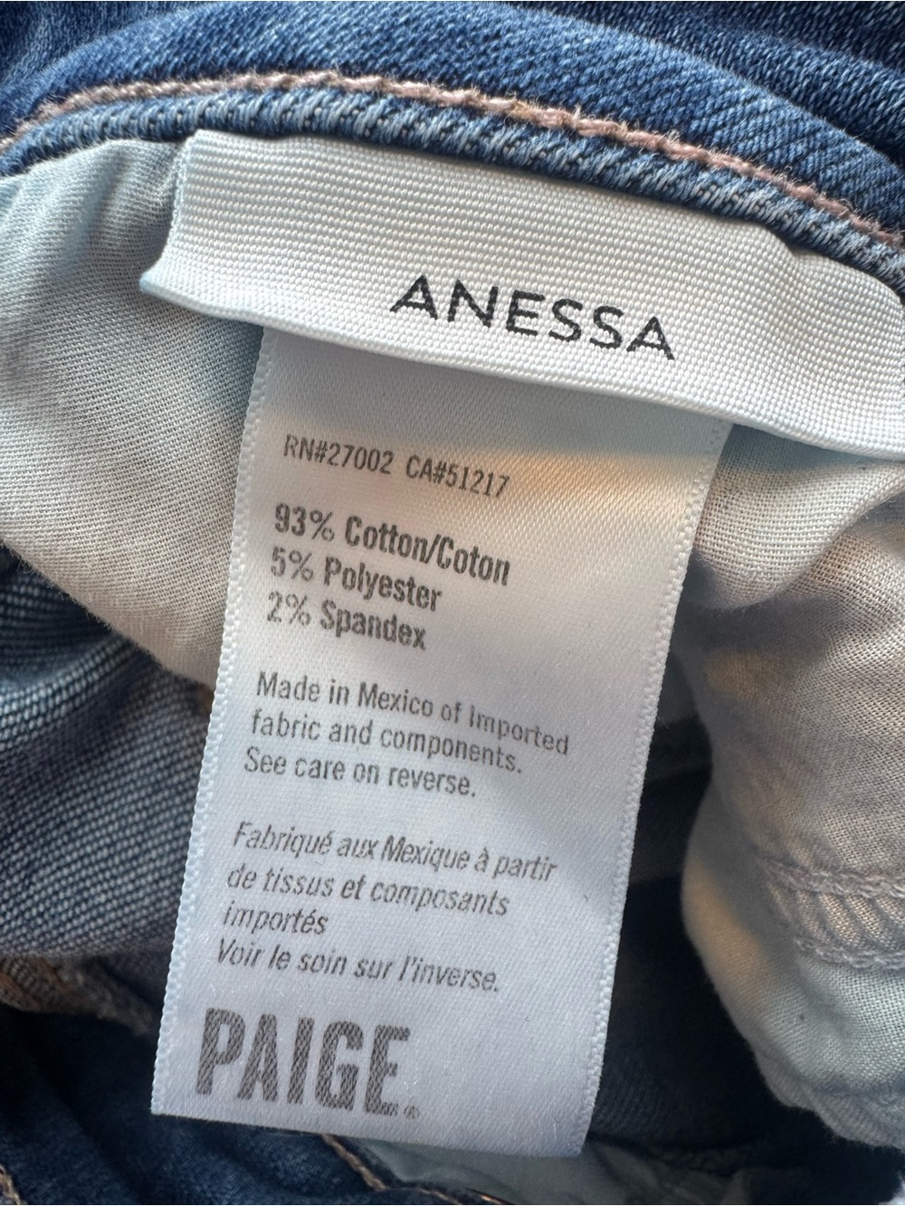 Paige Anessa Wide Leg Jeans - Picture 9 of 9